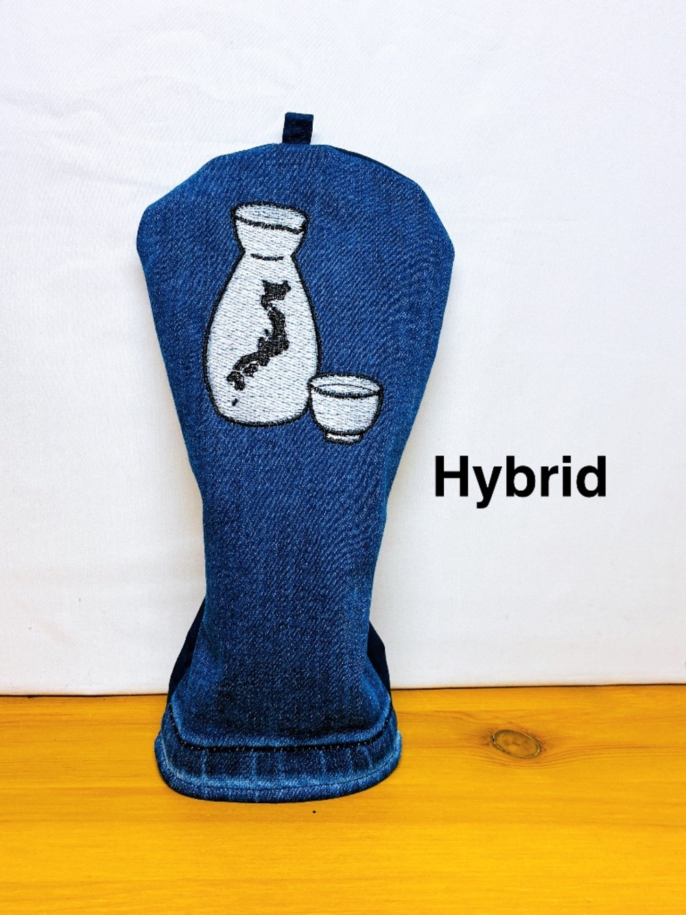 【H-305】Golf Hybrid Head Cover Denim / Jeans Handmade by Shizu
